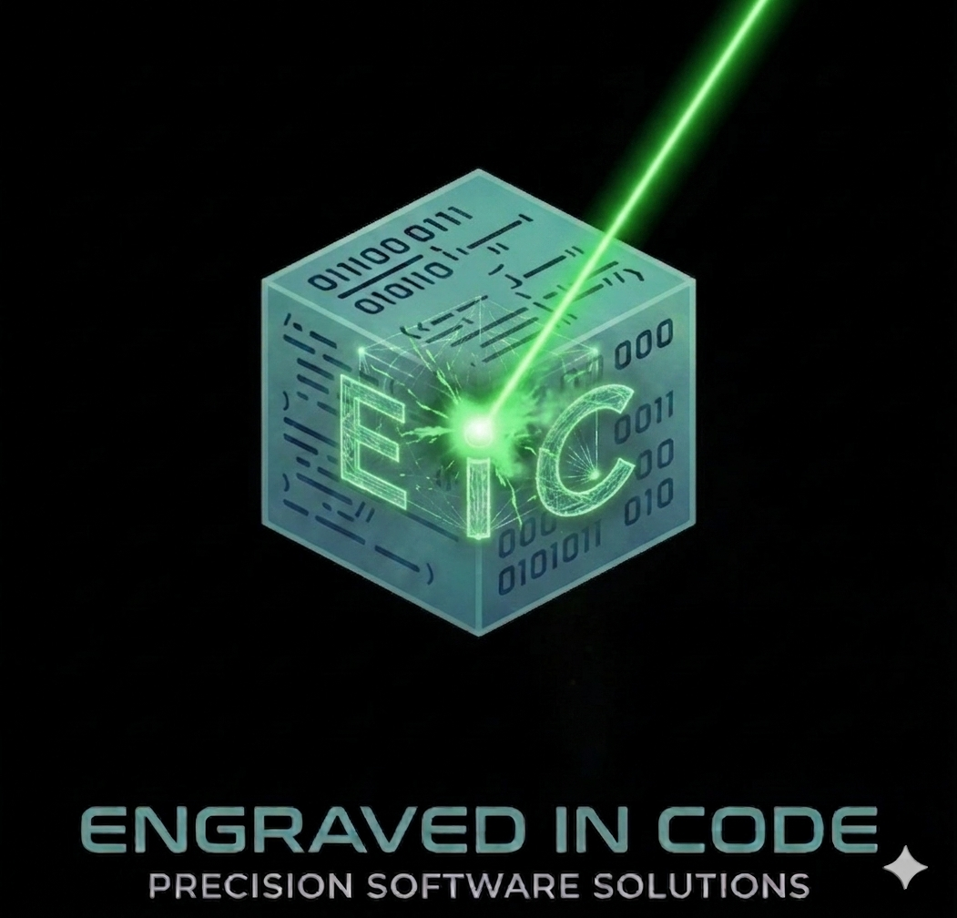 Engraved in Code logo